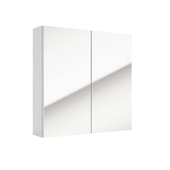 Szafka wisząca z lustrem 60×60 cm Defra Salsa biały połysk 242-E-06012