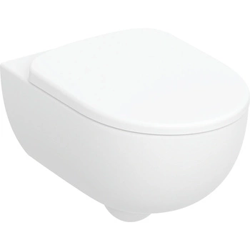 Geberit Selnova Premium Miska WC wisząca z deską wolnoopadającą, bezkołnierzowa, biały połysk (502.793.00.1)