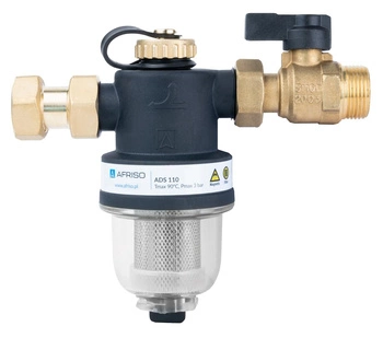 Afriso Kompaktowy magnetyczny separator zanieczyszczeń ADS 110, uniwersalne przyłącza G3/4" 77 110 00