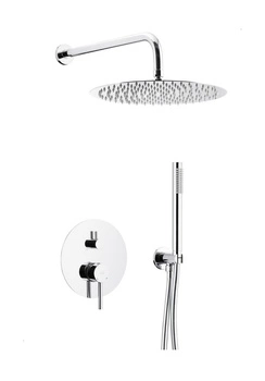 KFA Armatura Moza zestaw prysznicowy podtynkowy z deszczownicą chrom 5039-501-00