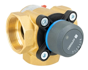 Afriso 3-drogowy obrotowy zawór mieszający ARV 386 Vario ProClick, DN40, Rp1 1/2", Kvs 14-36