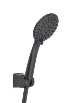 KFA Armatura Moza Black zestaw prysznicowy ścienny czarny mat 841-220-81