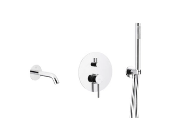 KFA Armatura Moza zestaw wannowo-prysznicowy podtynkowy chrom 5039-401-00