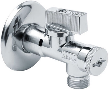 Arco Zawór Kątowy z Filtrem Antykamiennym 1/2"x1/2" (02400MAC)
