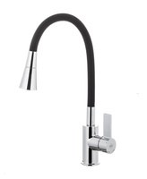 KFA Armatura Rumba bateria kuchenna stojąca chrom-czarna 6553-925-00