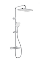KFA Armatura Malaga zestaw prysznicowy ścienny termostatyczny z deszczownicą chrom 5756-910-00
